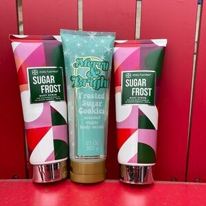 Body Scrub 3 Tubes  ~ Sugar Frost & Frosted Sugar Cookie